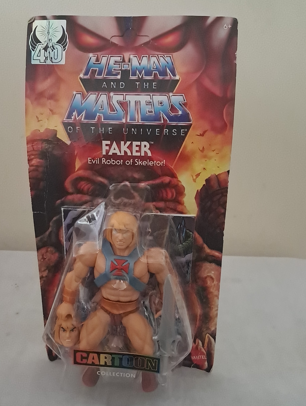 Mattel He-Man and the Masters Faker Action Figure - Blue, Red, Tan